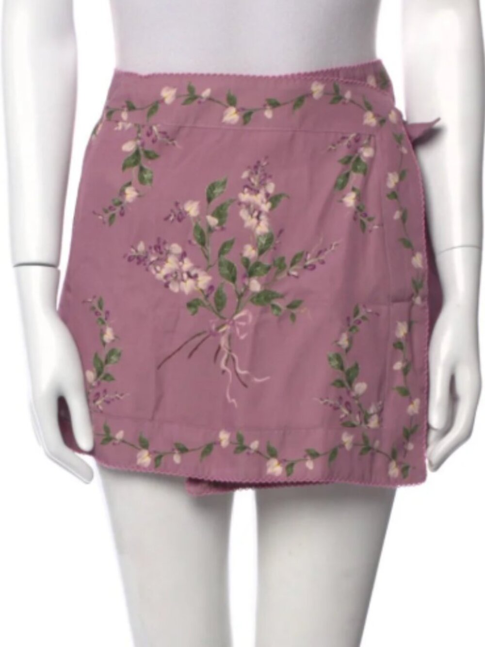 AGUA BY AGUA BENDITA  Luna Wisteria Mini Skirt XS NWT